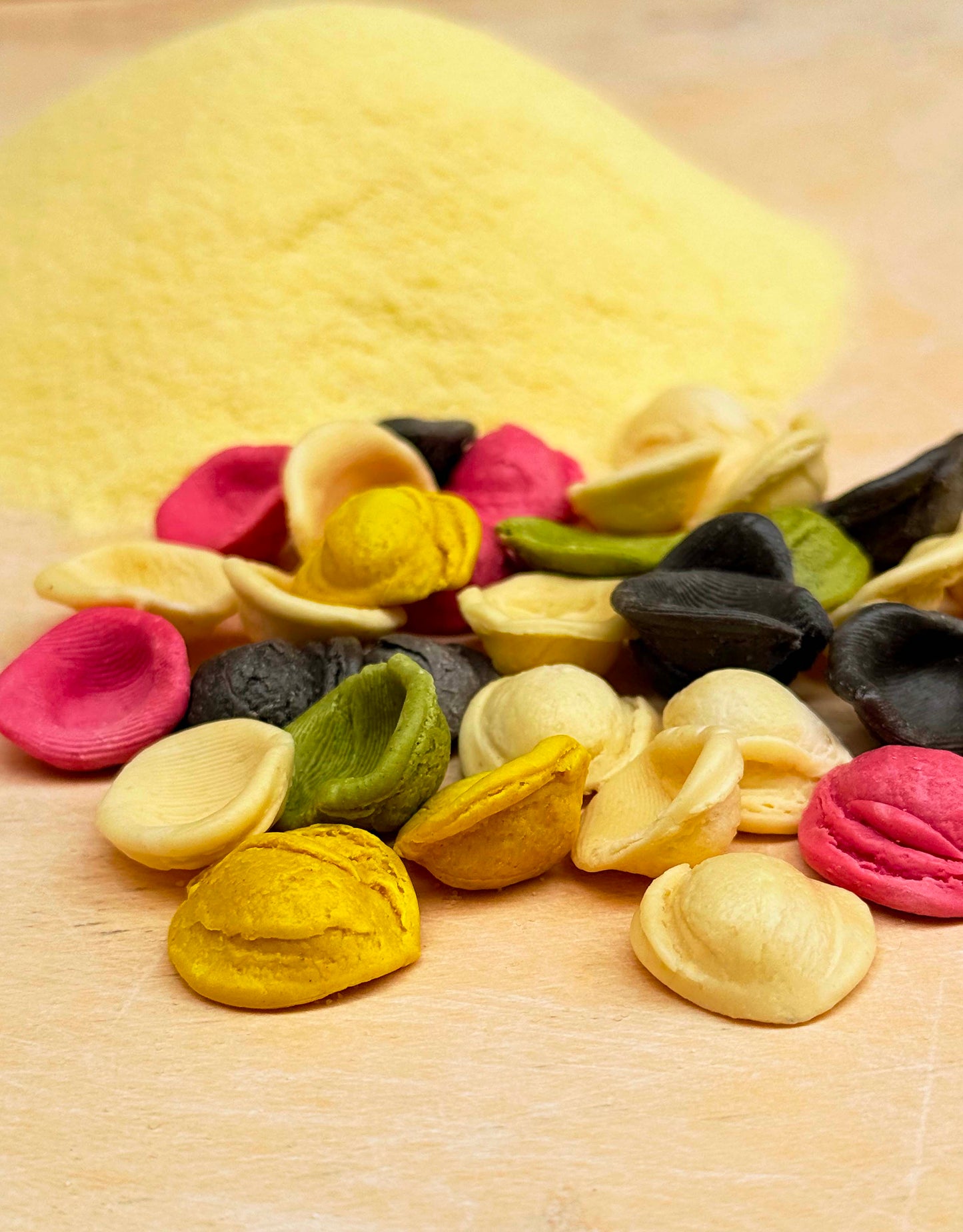 5 Color Orecchiette Pasta 16pc Case