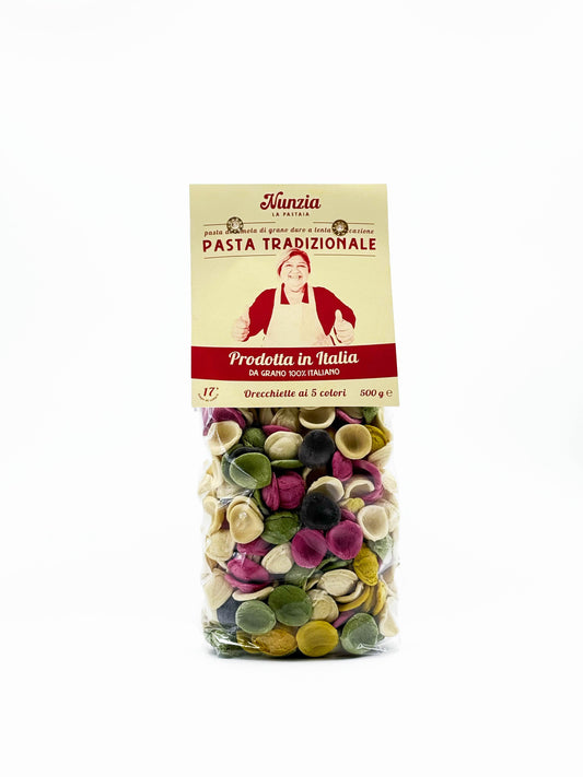 5 Color Orecchiette Pasta 16pc Case